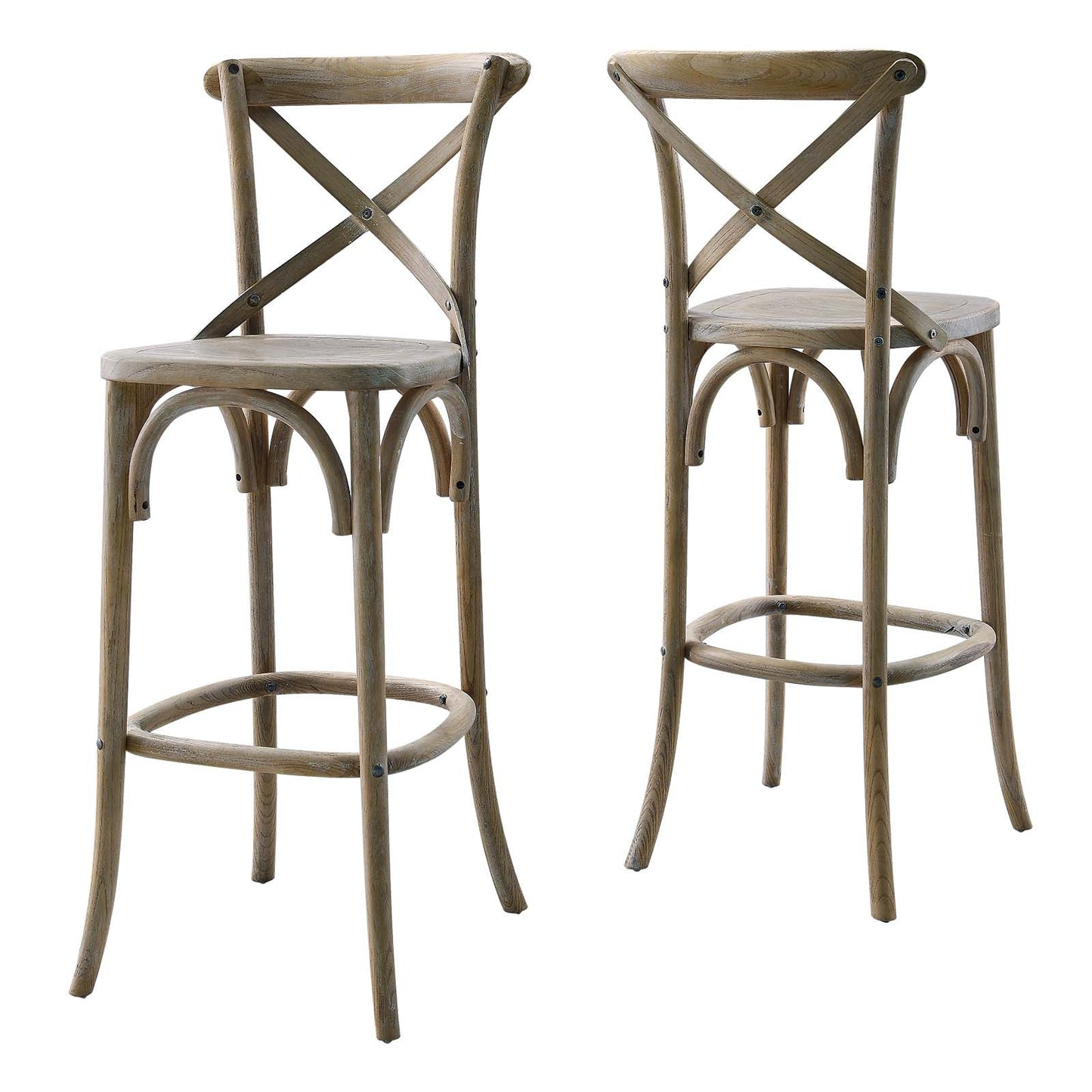 Gear Bar Stool Gray EEI-5563-GRY