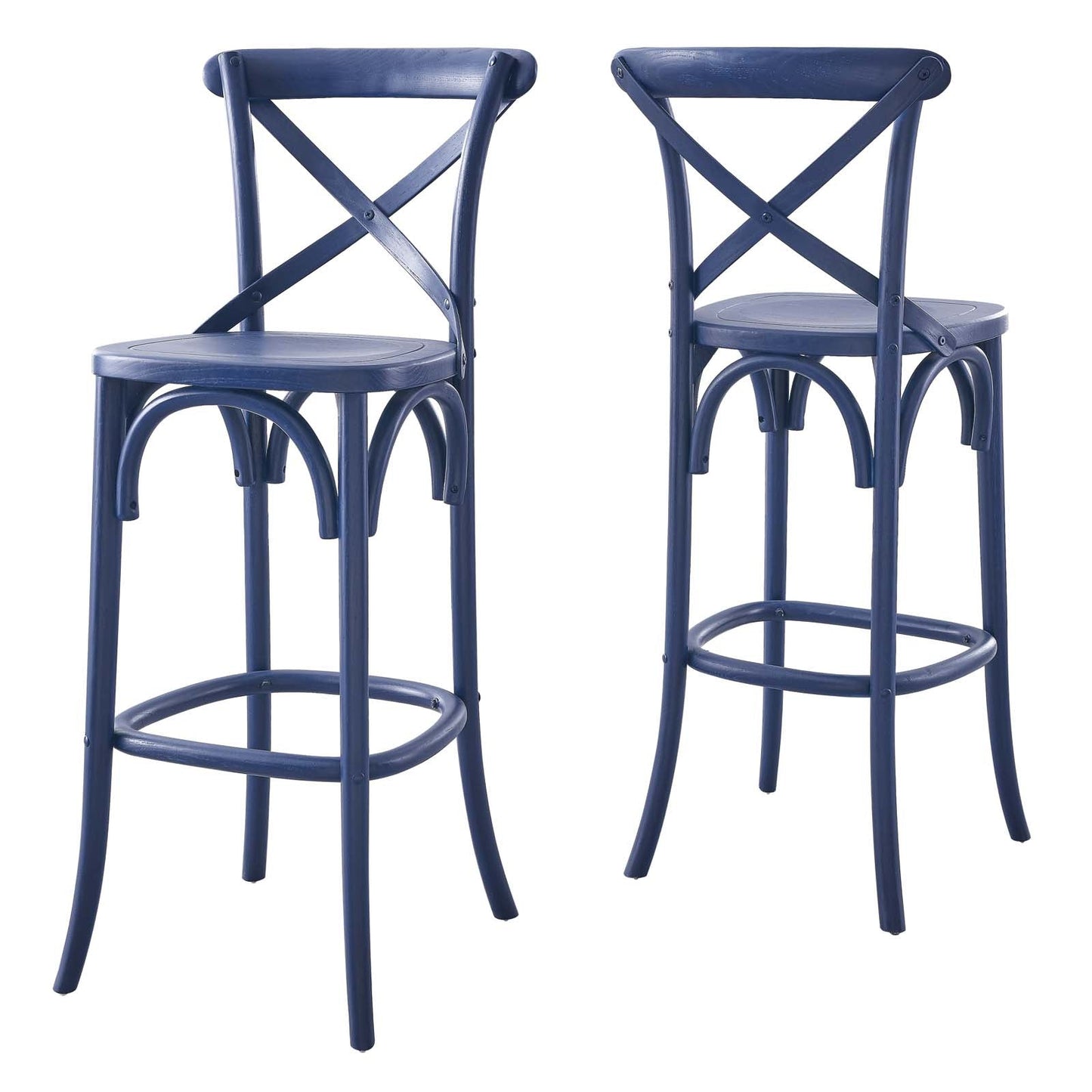 Gear Bar Stool Midnight Blue EEI-5563-MID