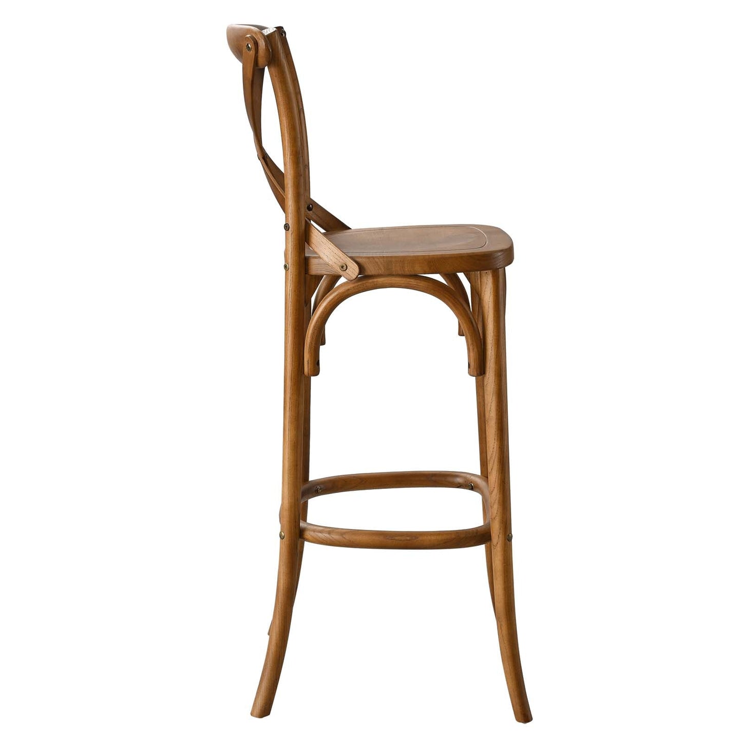 Gear Bar Stool Walnut EEI-5563-WAL