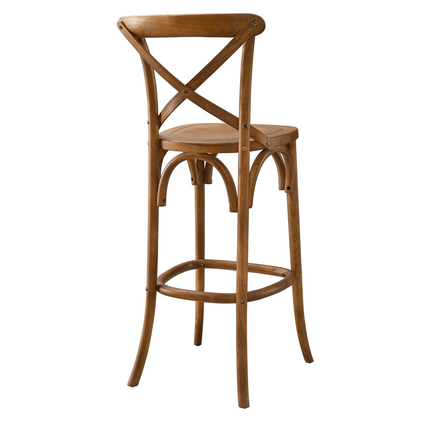 Gear Bar Stool Walnut EEI-5563-WAL