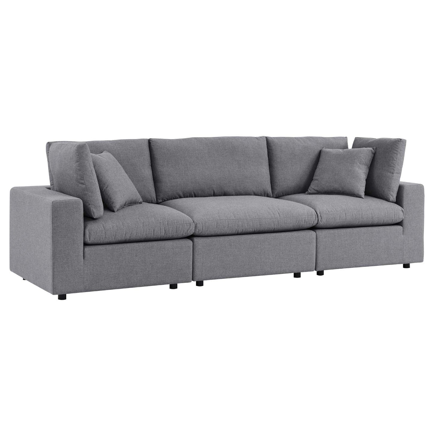 Commix  Sunbrella® Outdoor Patio Sofa Gray EEI-5579-SLA