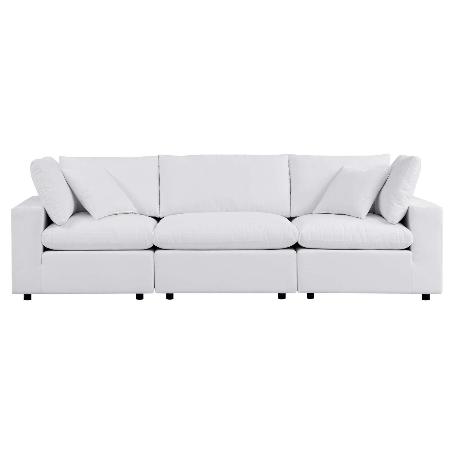 Commix  Sunbrella® Outdoor Patio Sofa White EEI-5579-WHI