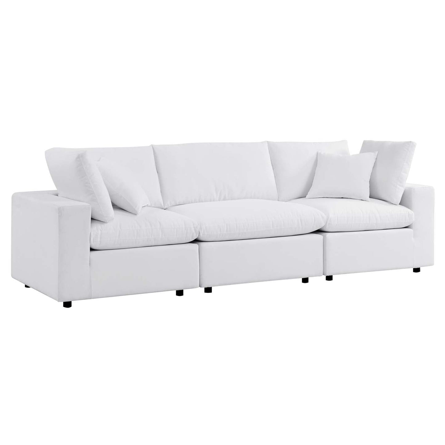 Commix  Sunbrella® Outdoor Patio Sofa White EEI-5579-WHI