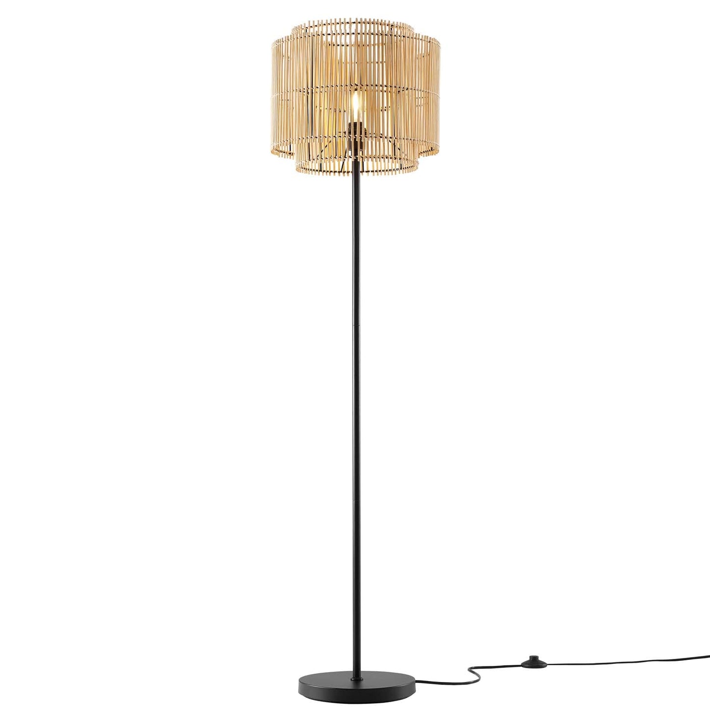 Nourish Bamboo Floor Lamp Natural EEI-5611-NAT