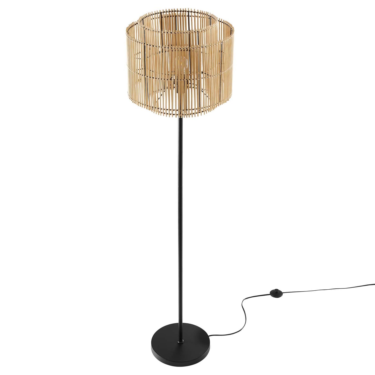 Nourish Bamboo Floor Lamp Natural EEI-5611-NAT