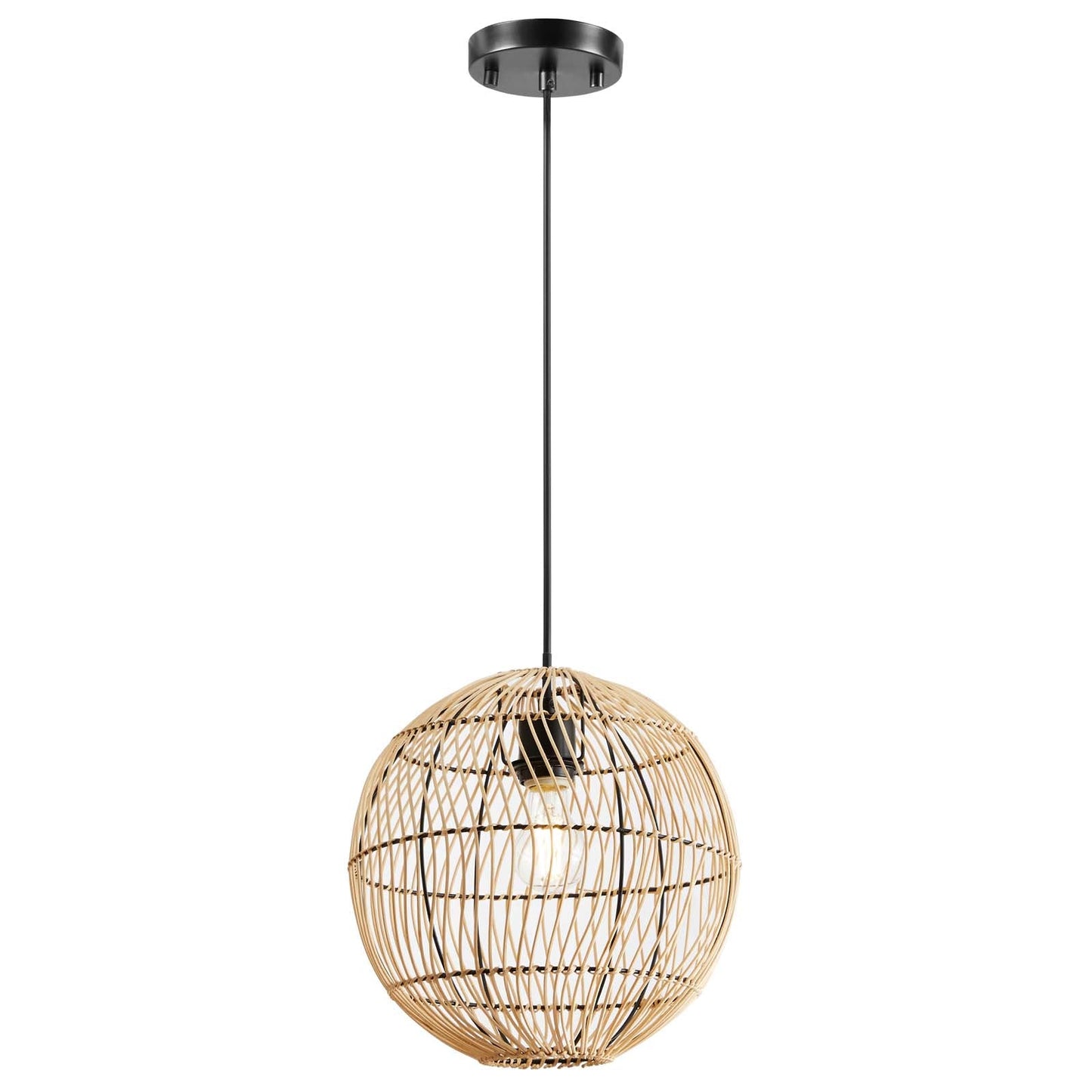 Nurture Rattan Pendant Light Natural EEI-5612-NAT