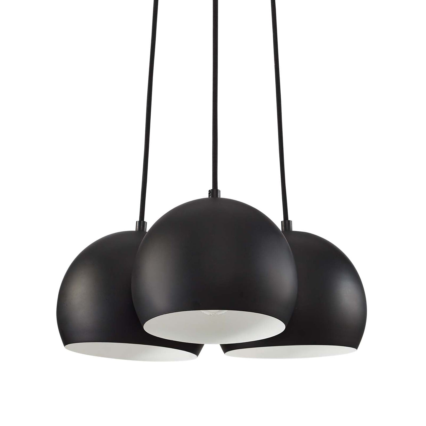 Chalice 3-Light Metal Pendant Black EEI-5614-BLK