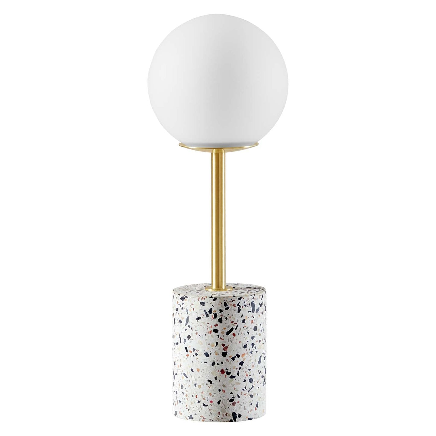 Logic Terrazzo Table Lamp White EEI-5625-WHI