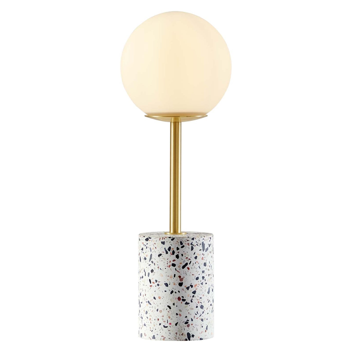 Logic Terrazzo Table Lamp White EEI-5625-WHI