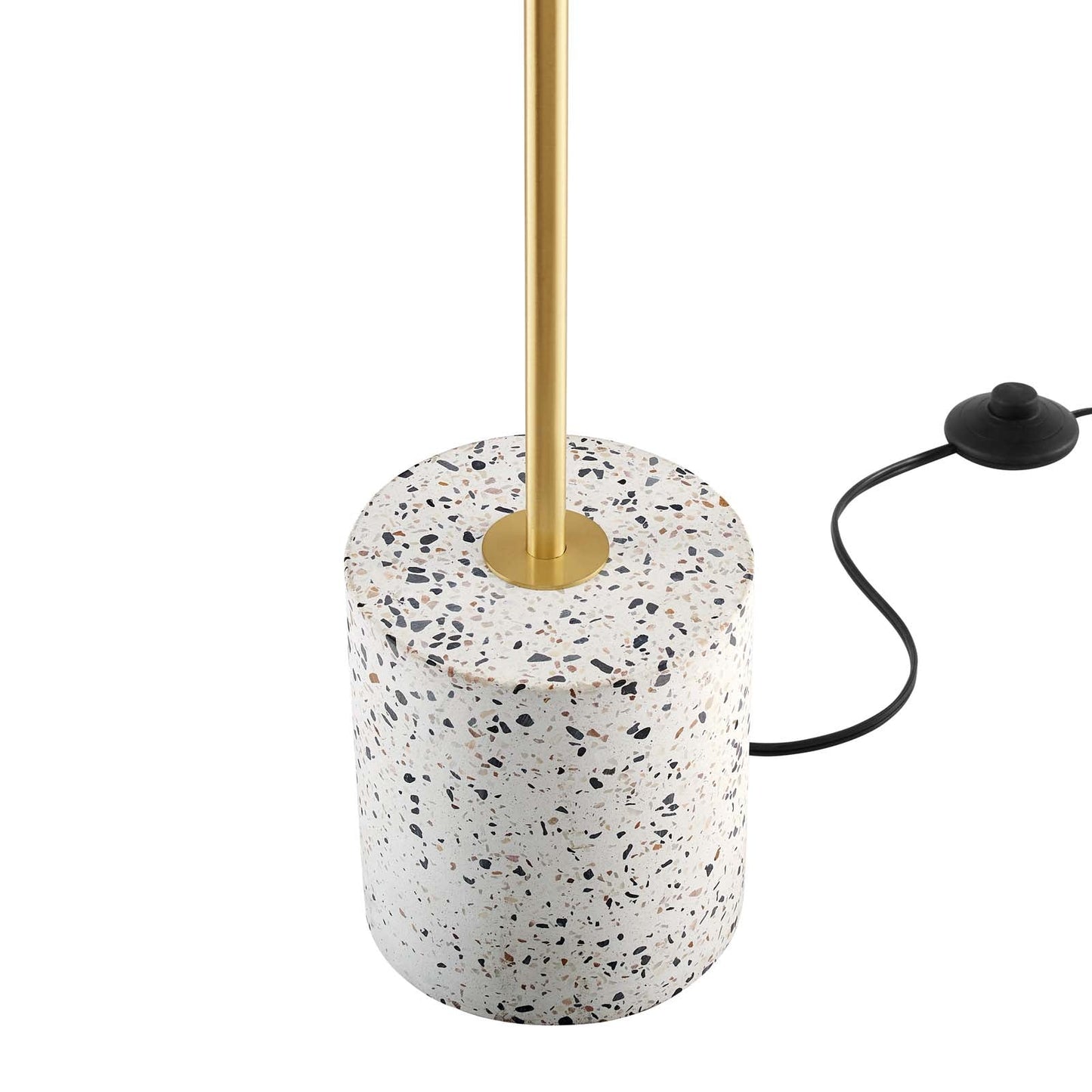 Logic Terrazzo Floor Lamp White EEI-5626-WHI