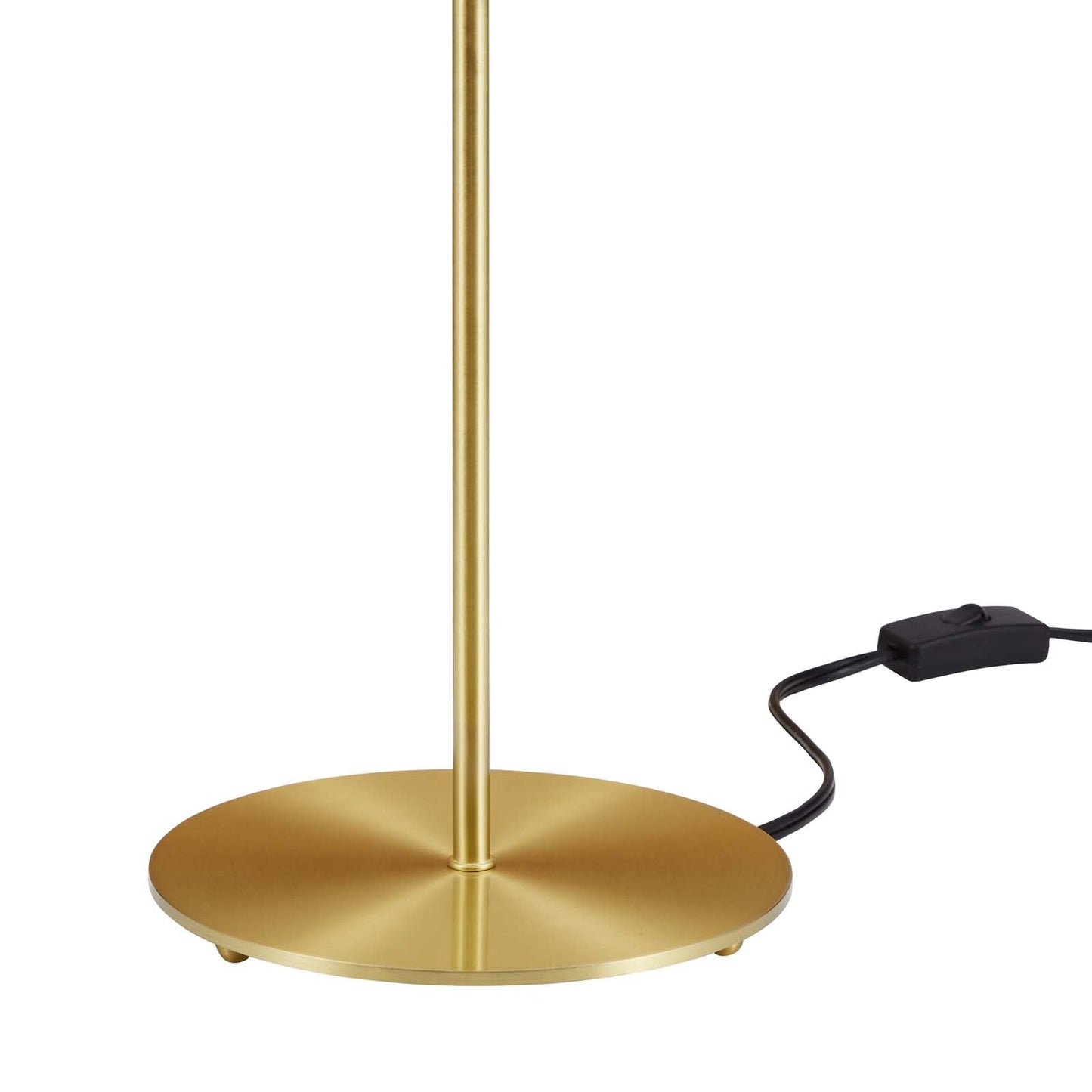 Ideal Metal Table Lamp Black Satin Brass EEI-5629-BLK-SBR