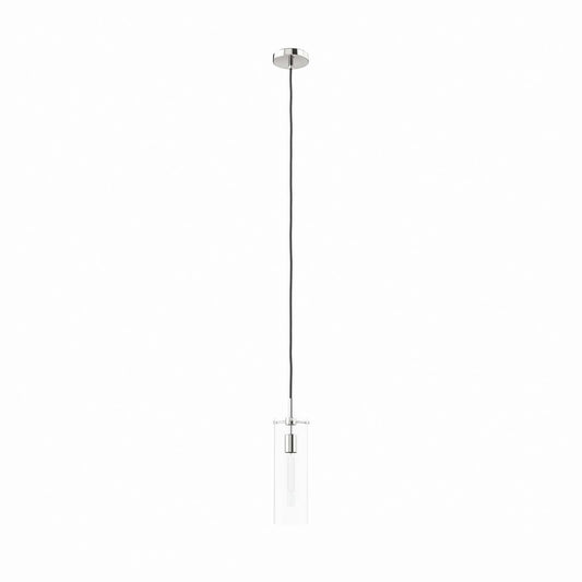 Skylark Pendant Light Clear Polished Nickel EEI-5652-CLR-PON