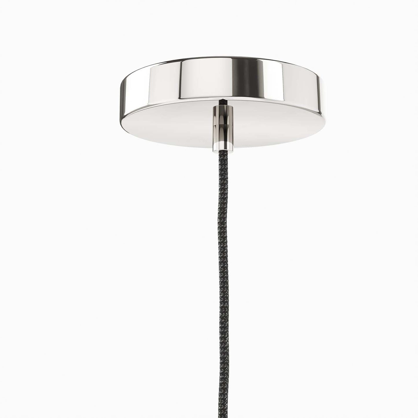 Starlight 1-Light Pendant Light White Polished Nickel EEI-5659-WHI-PON