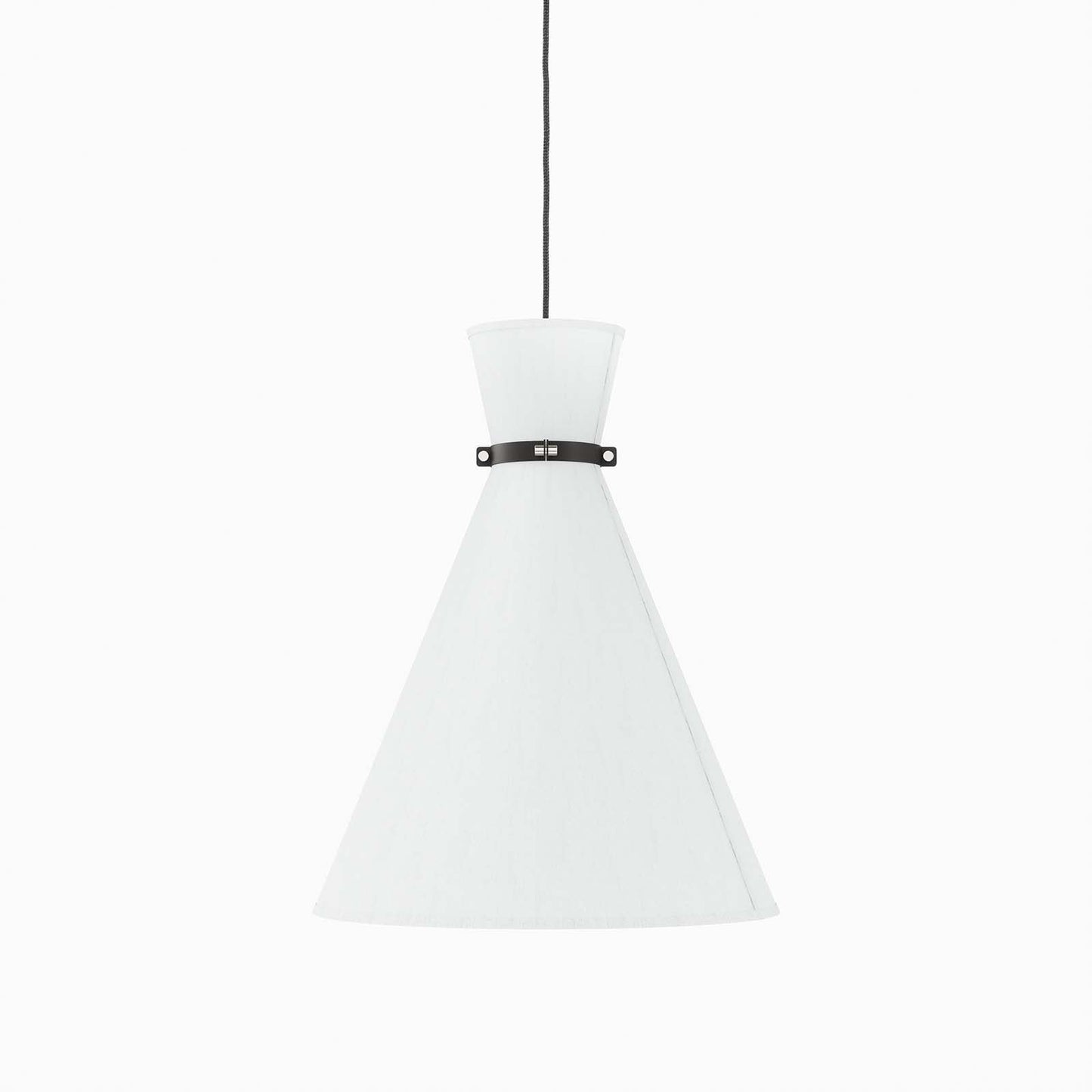 Starlight 1-Light Pendant Light White Polished Nickel EEI-5659-WHI-PON