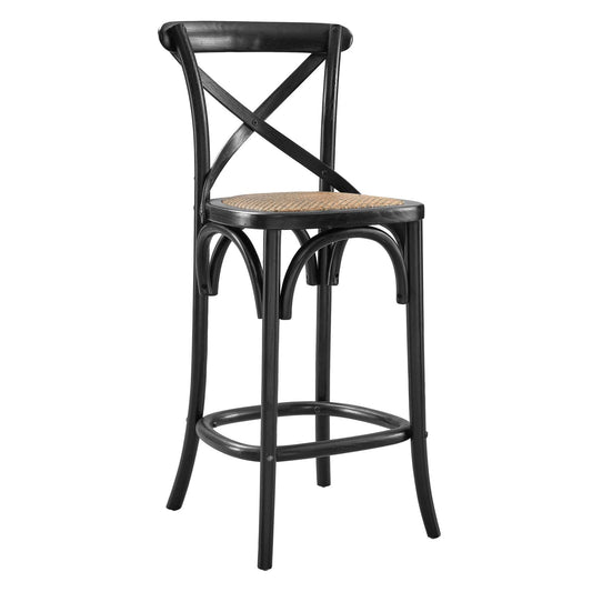 Gear Counter Stool Black EEI-5667-BLK