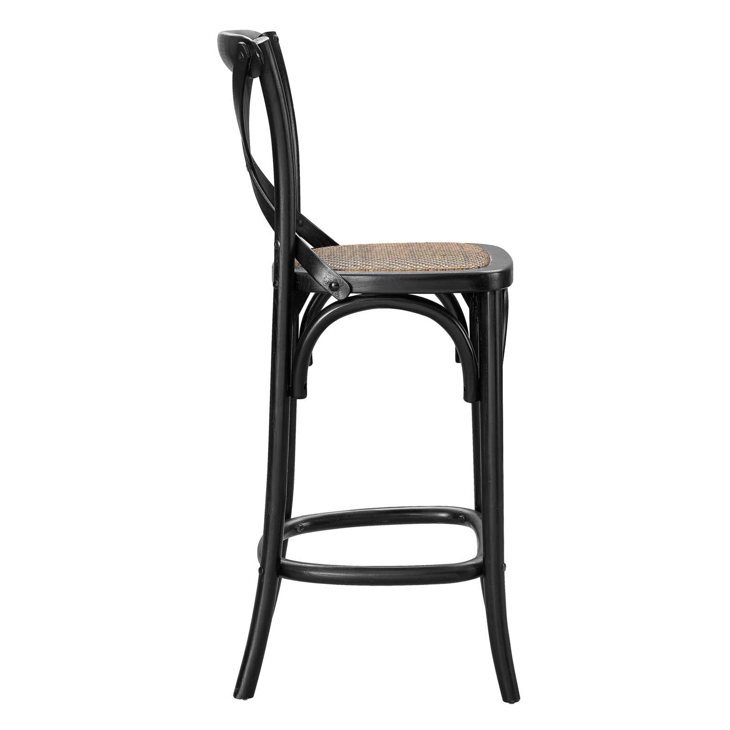 Gear Counter Stool Black EEI-5667-BLK