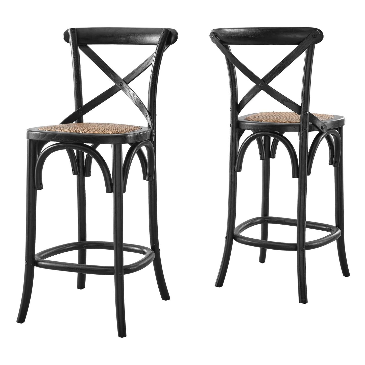 Gear Counter Stool Black EEI-5667-BLK