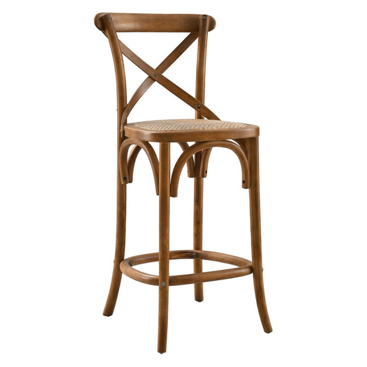 Gear Counter Stool Walnut EEI-5667-WAL