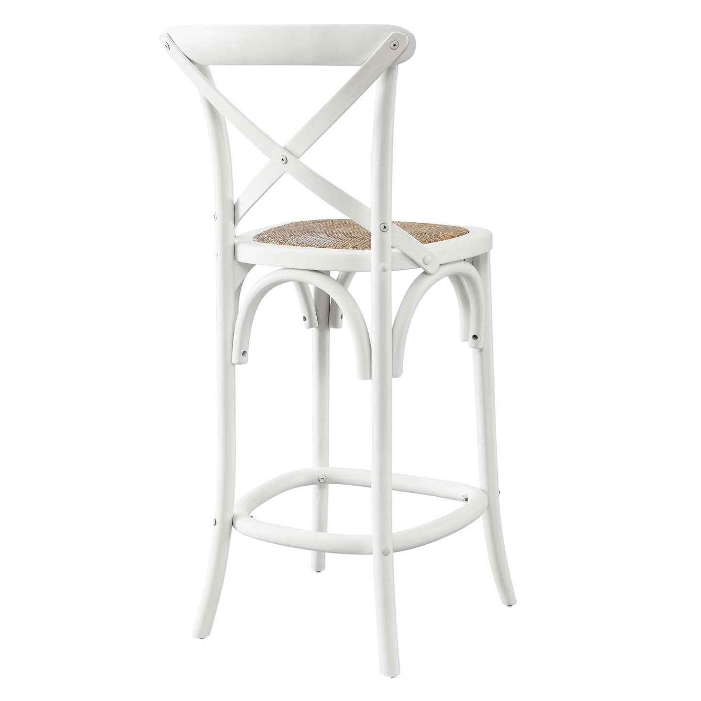 Gear Counter Stool White EEI-5667-WHI