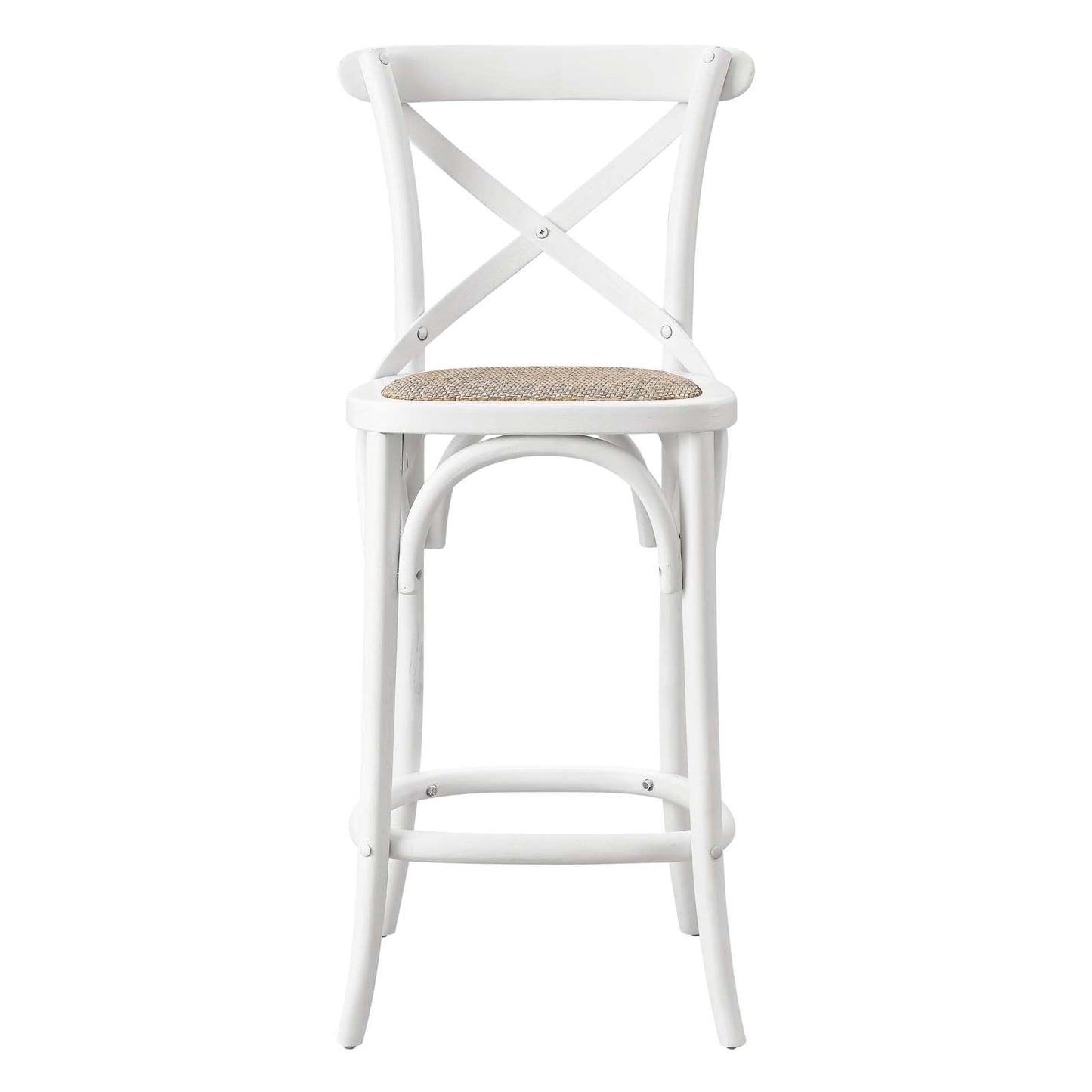 Gear Counter Stool White EEI-5667-WHI