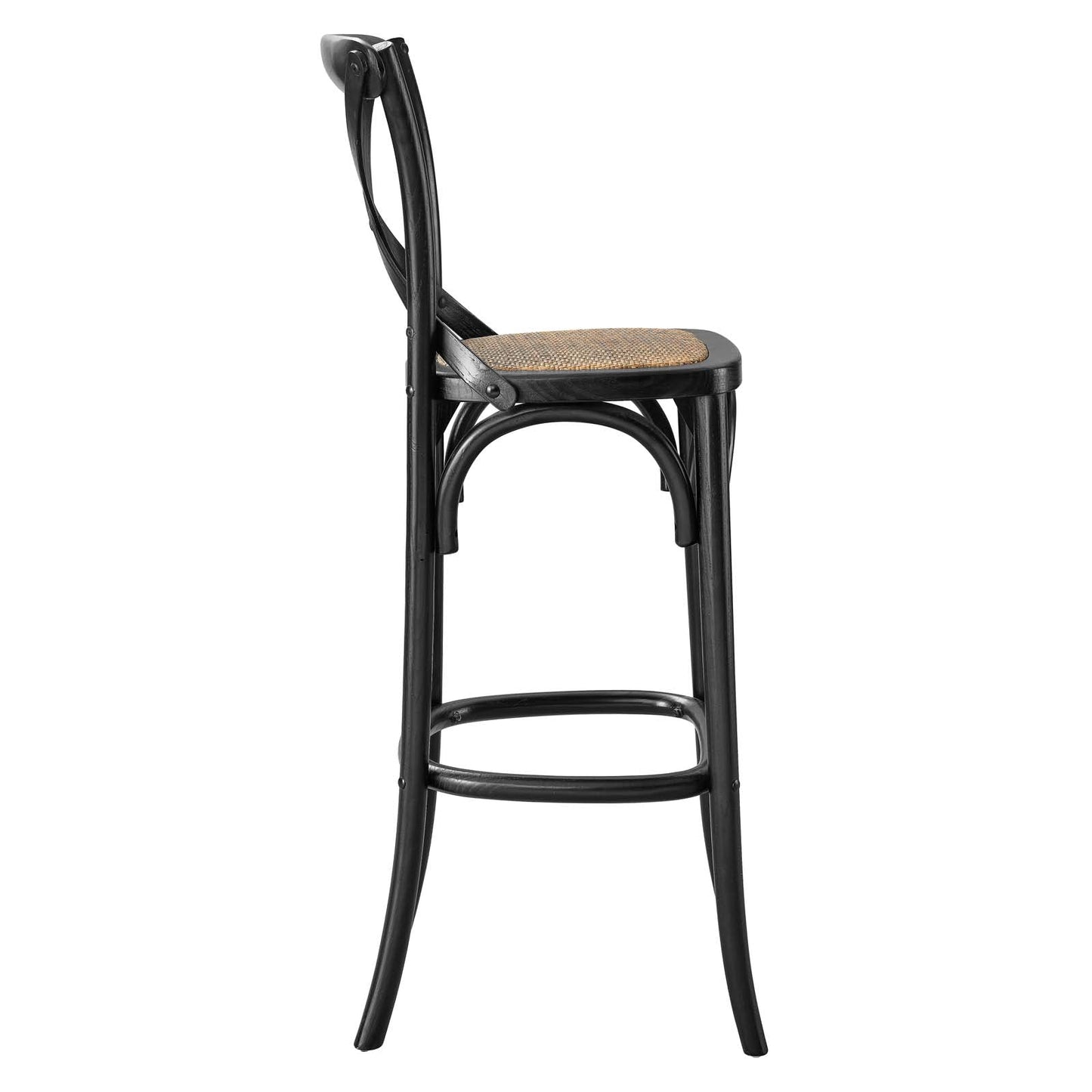 Gear Bar Stool Black EEI-5668-BLK