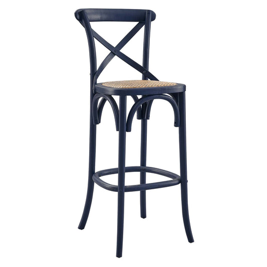 Gear Bar Stool Midnight Blue EEI-5668-MID