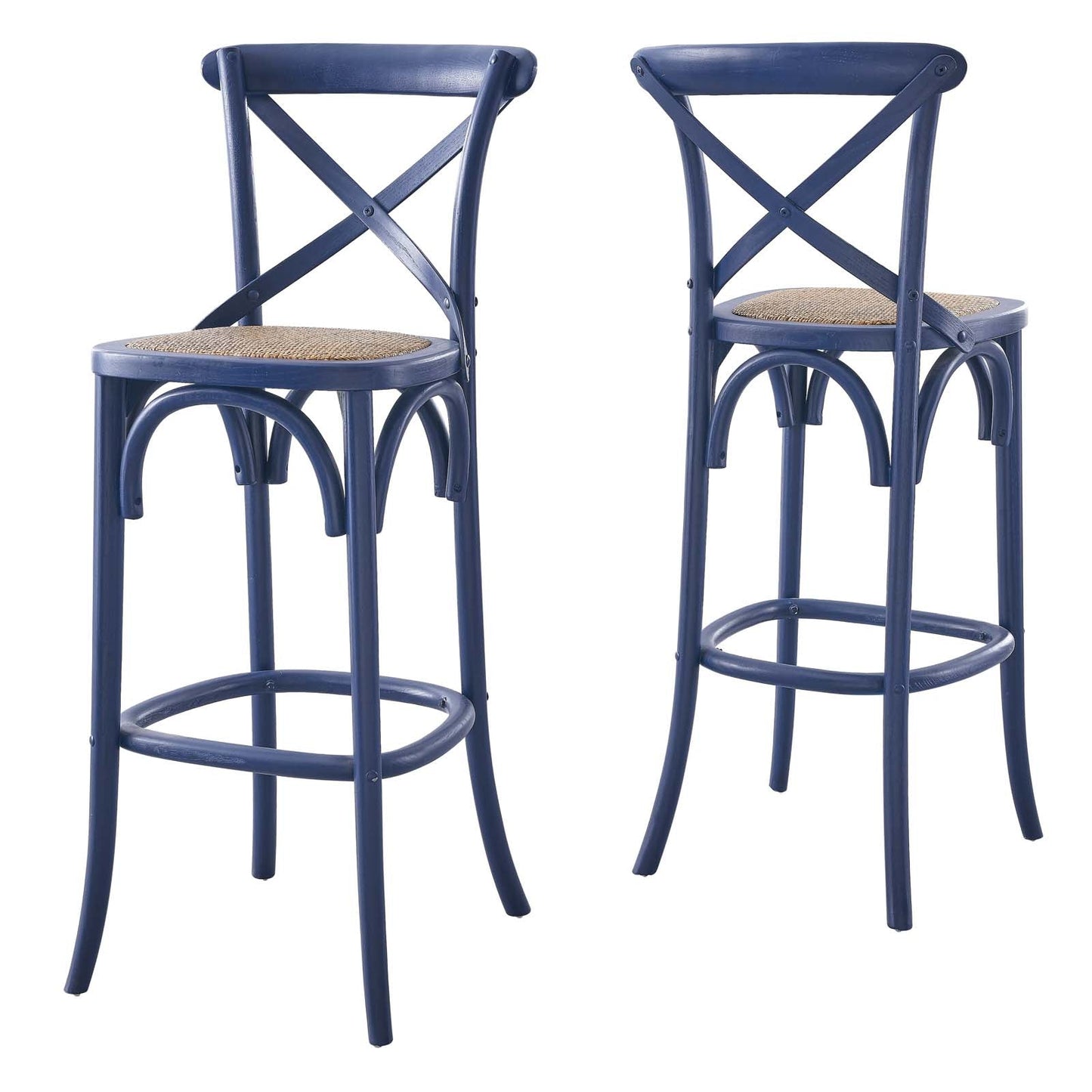 Gear Bar Stool Midnight Blue EEI-5668-MID