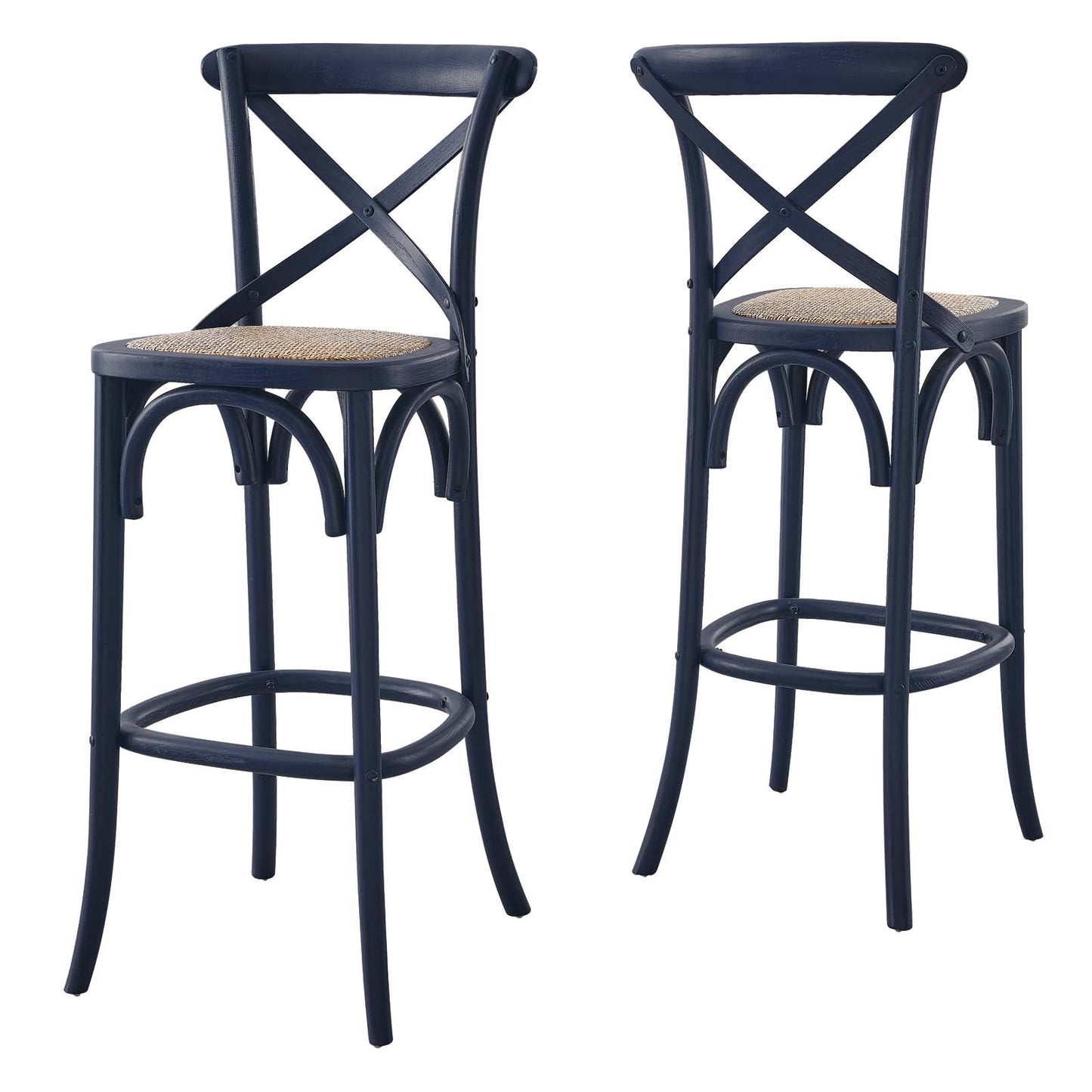 Gear Bar Stool Midnight Blue EEI-5668-MID