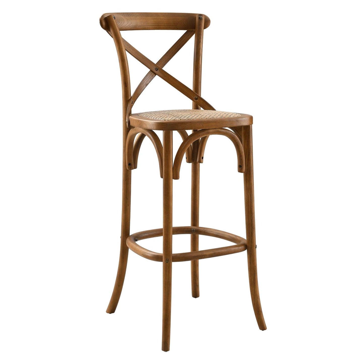 Gear Bar Stool Walnut EEI-5668-WAL