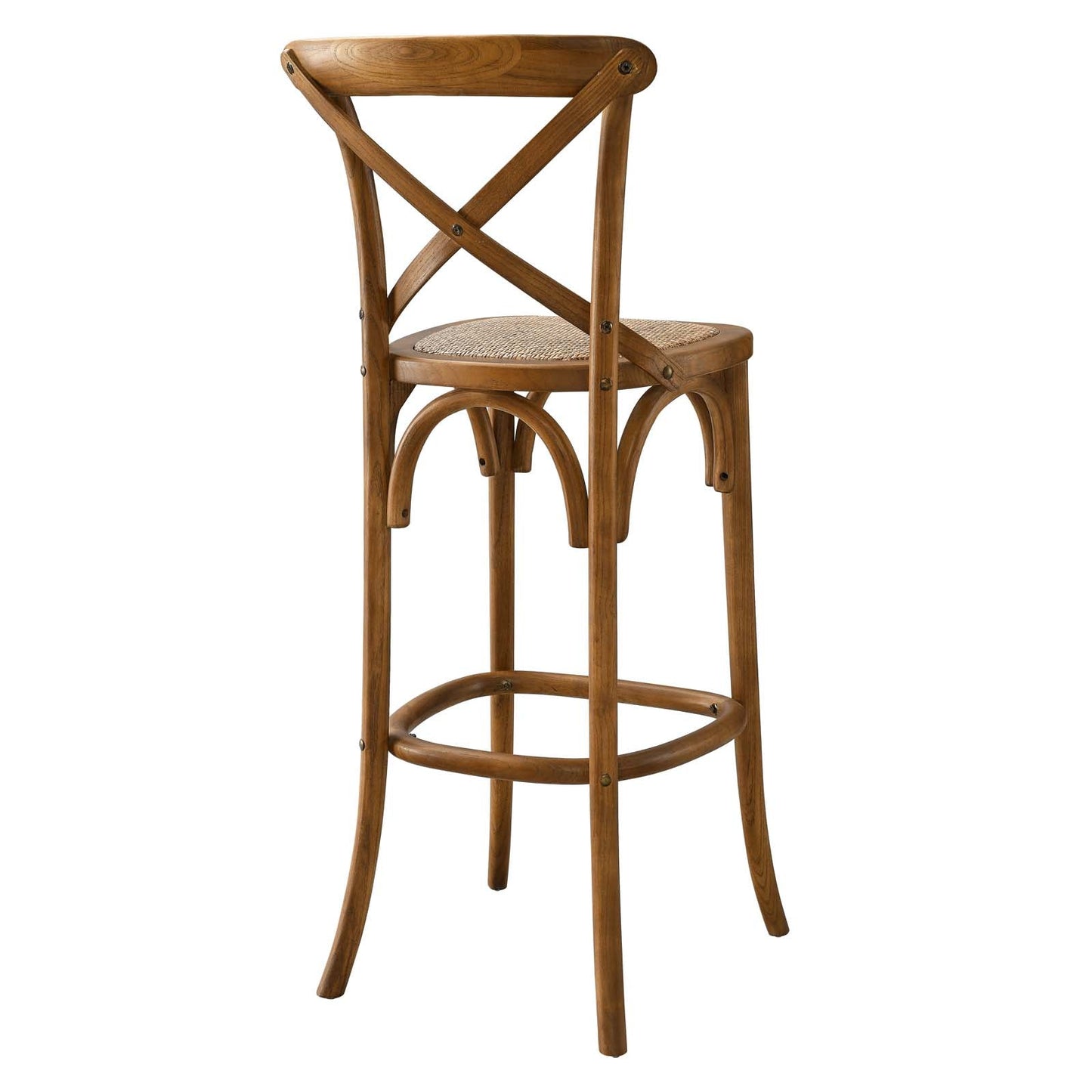 Gear Bar Stool Walnut EEI-5668-WAL