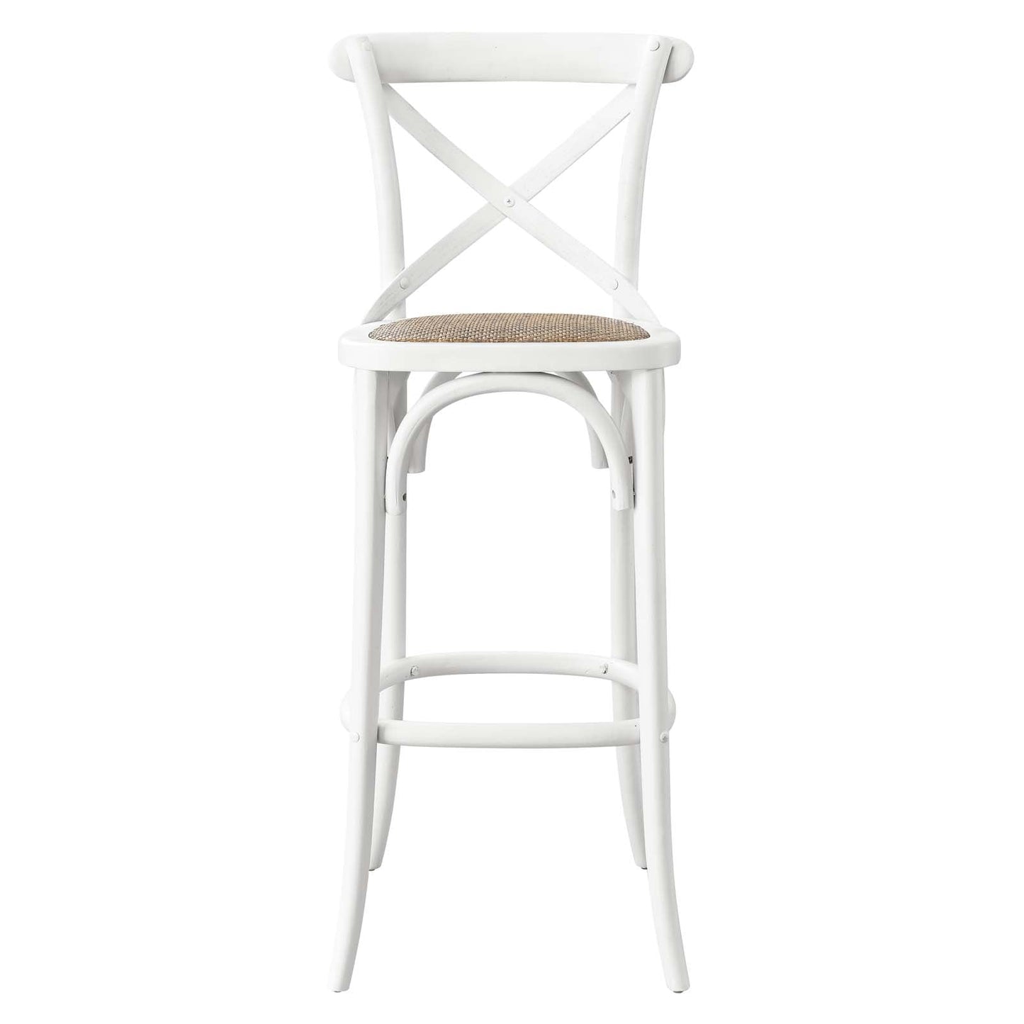 Gear Bar Stool White EEI-5668-WHI