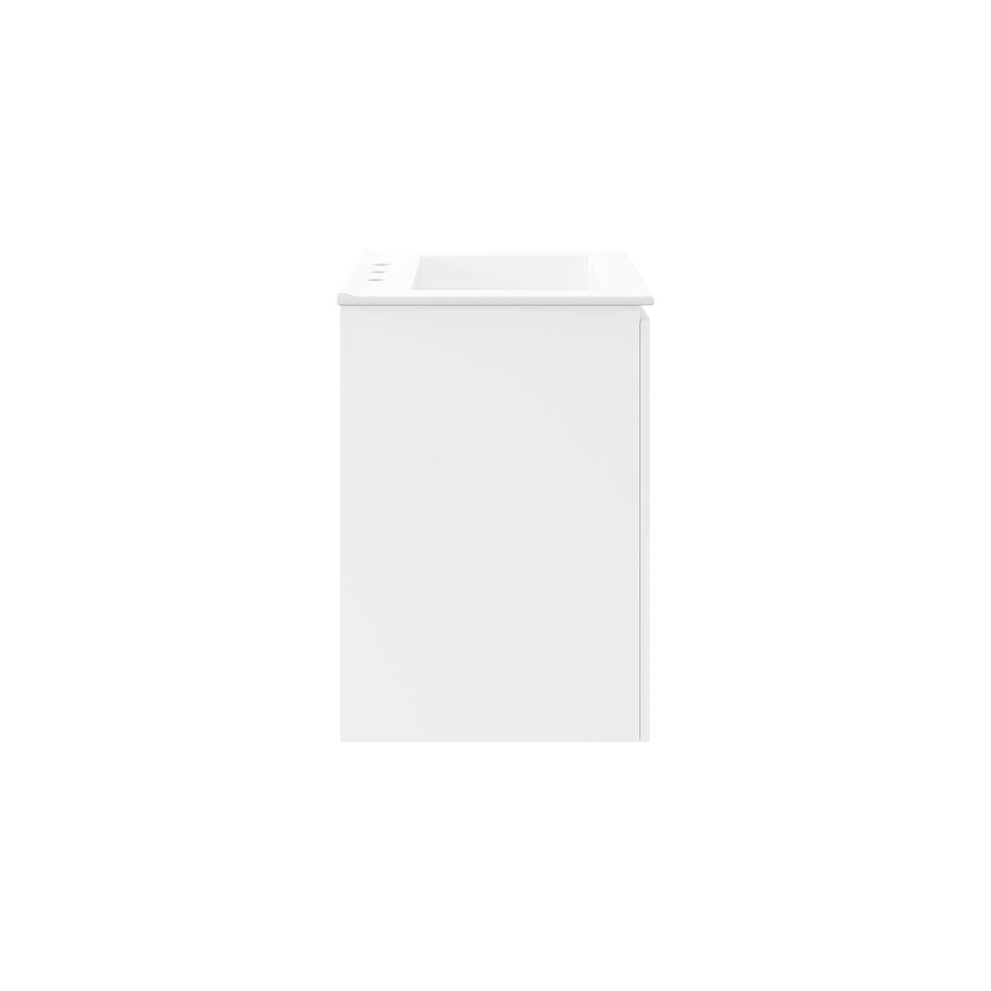 Bryn 24" Wall-Mount Bathroom Vanity White White EEI-5777-WHI-WHI