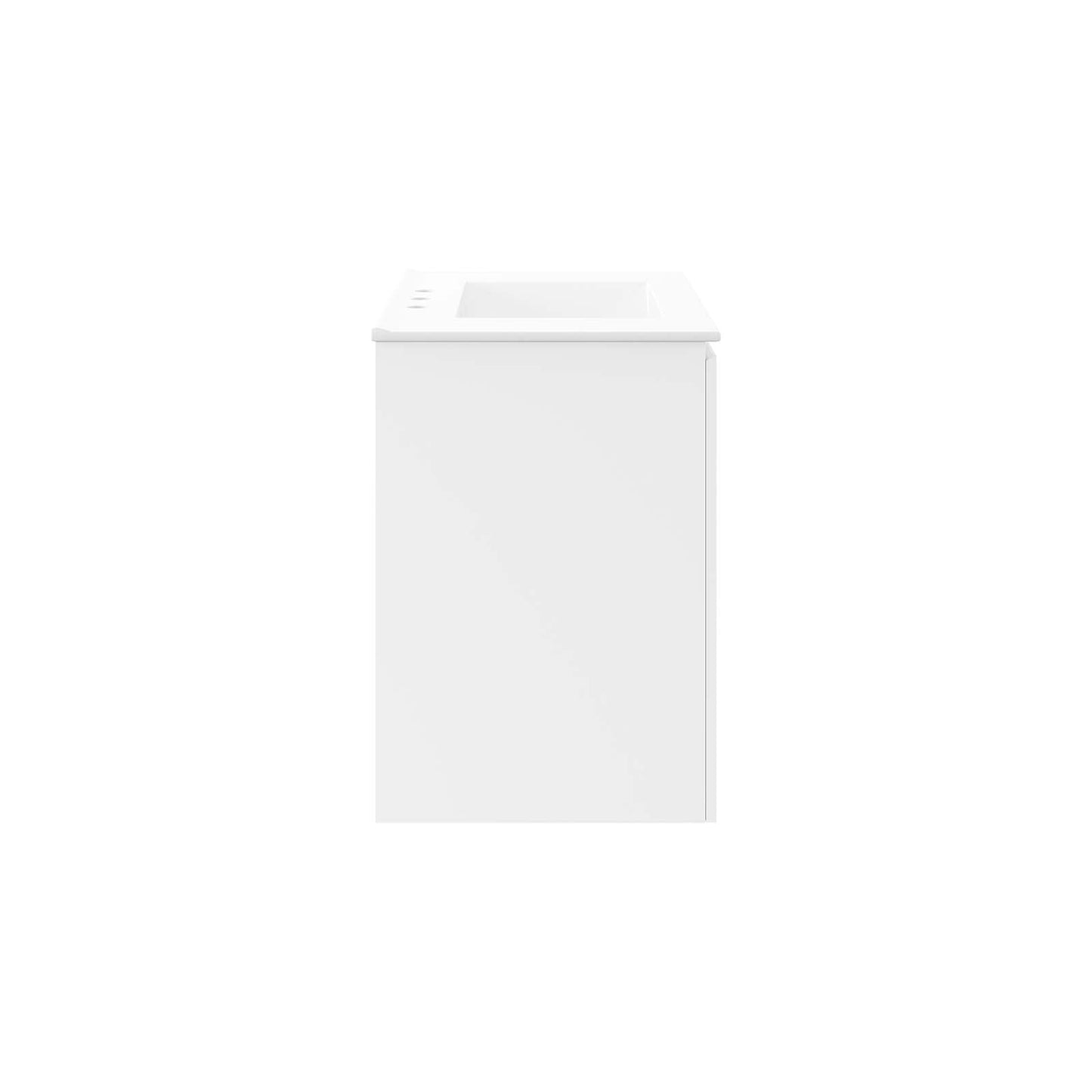 Bryn 30" Wall-Mount Bathroom Vanity White White EEI-5778-WHI-WHI