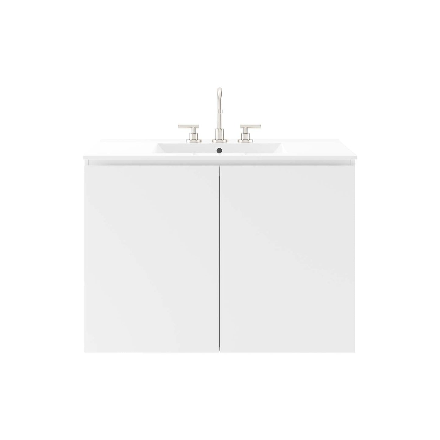 Bryn 36" Wall-Mount Bathroom Vanity White White EEI-5779-WHI-WHI