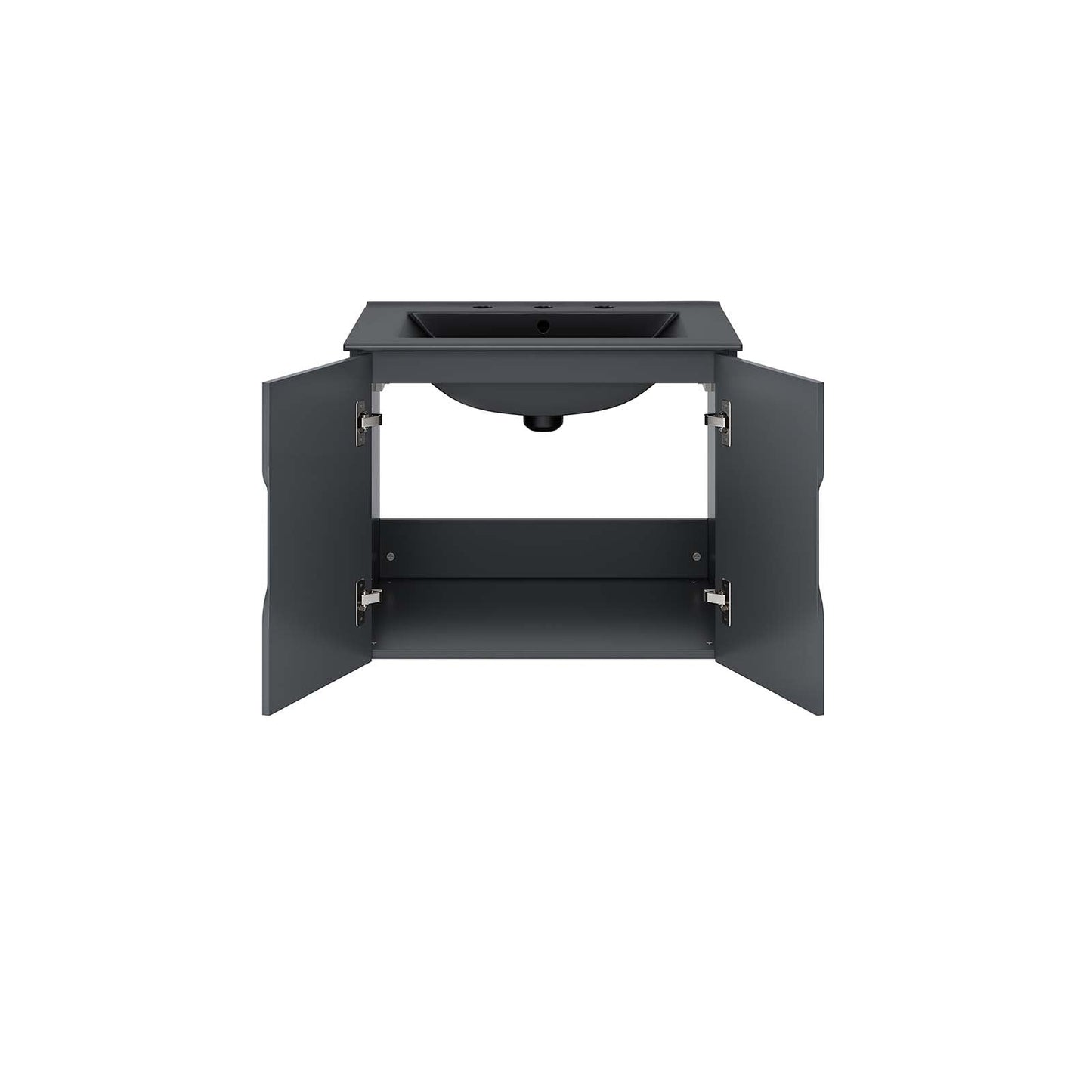 Vitality 24" Bathroom Vanity Gray Black EEI-5782-GRY-BLK