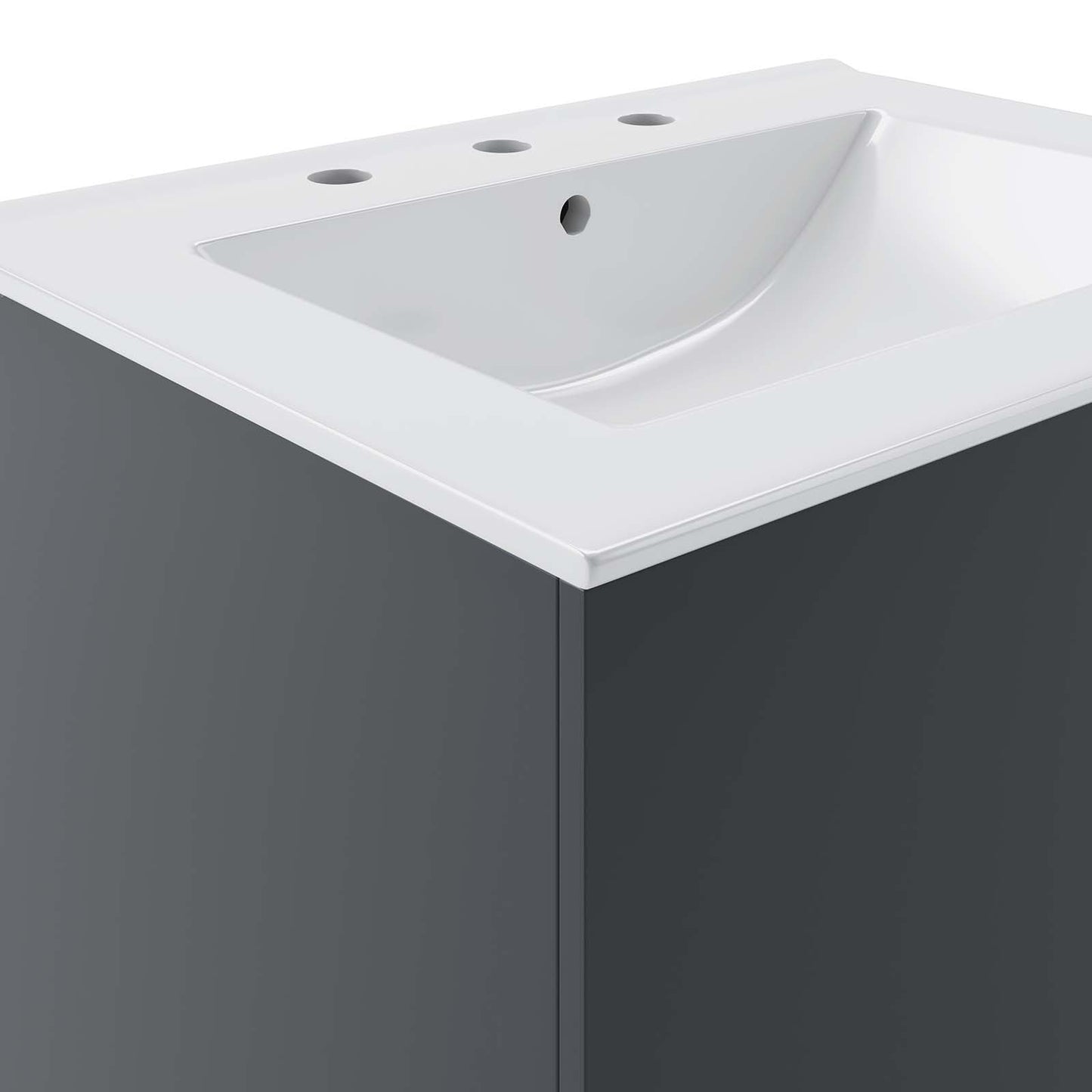 Vitality 24" Bathroom Vanity Gray White EEI-5782-GRY-WHI