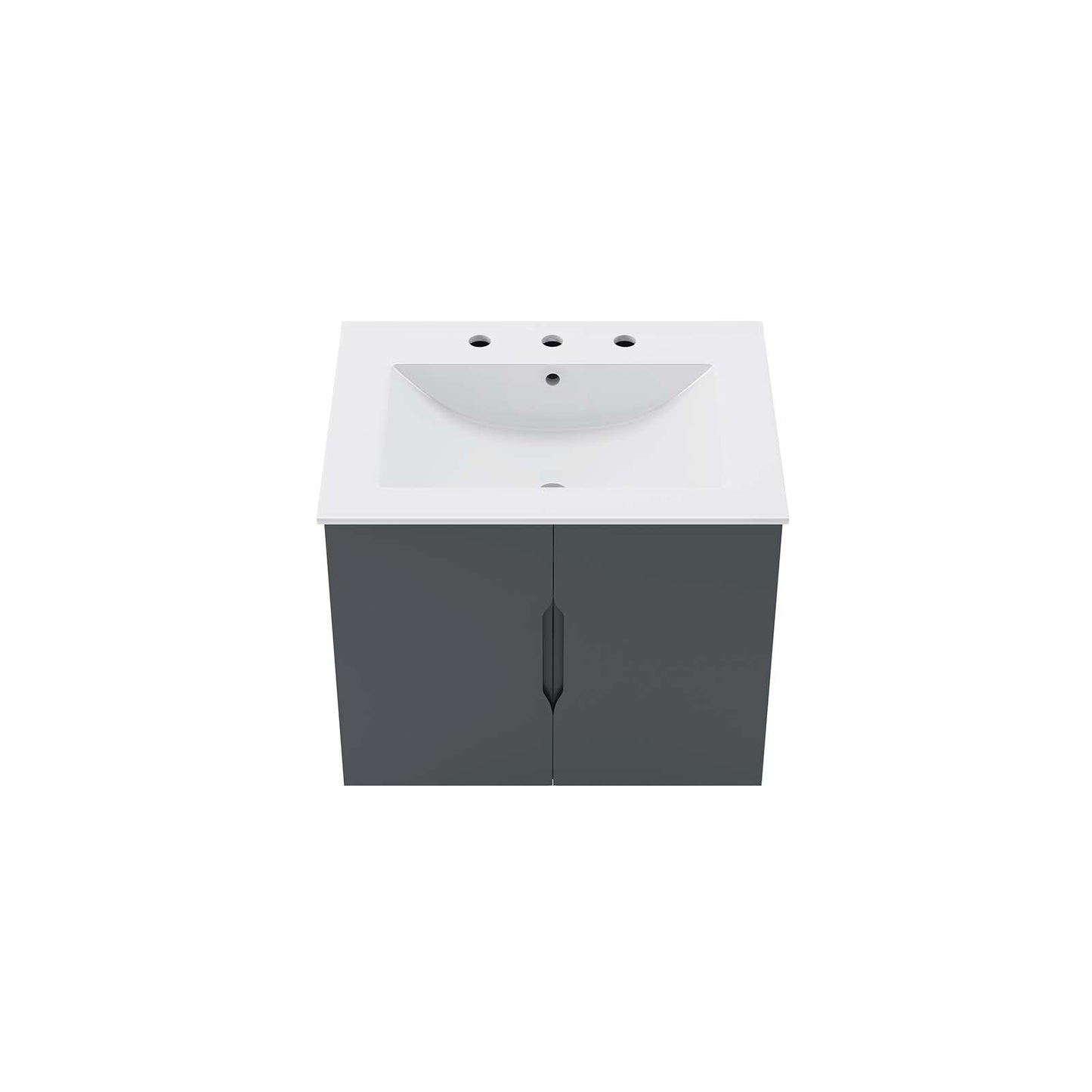 Vitality 24" Bathroom Vanity Gray White EEI-5782-GRY-WHI