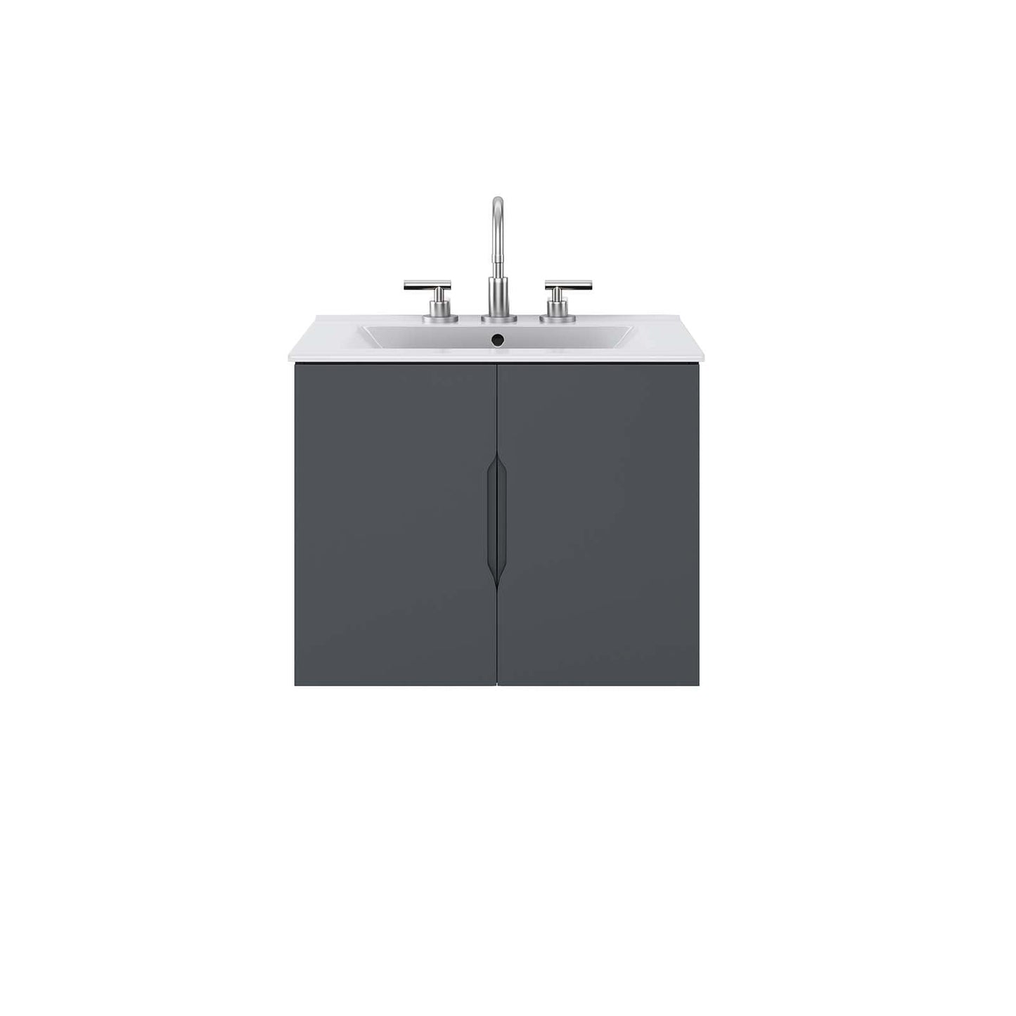 Vitality 24" Bathroom Vanity Gray White EEI-5782-GRY-WHI