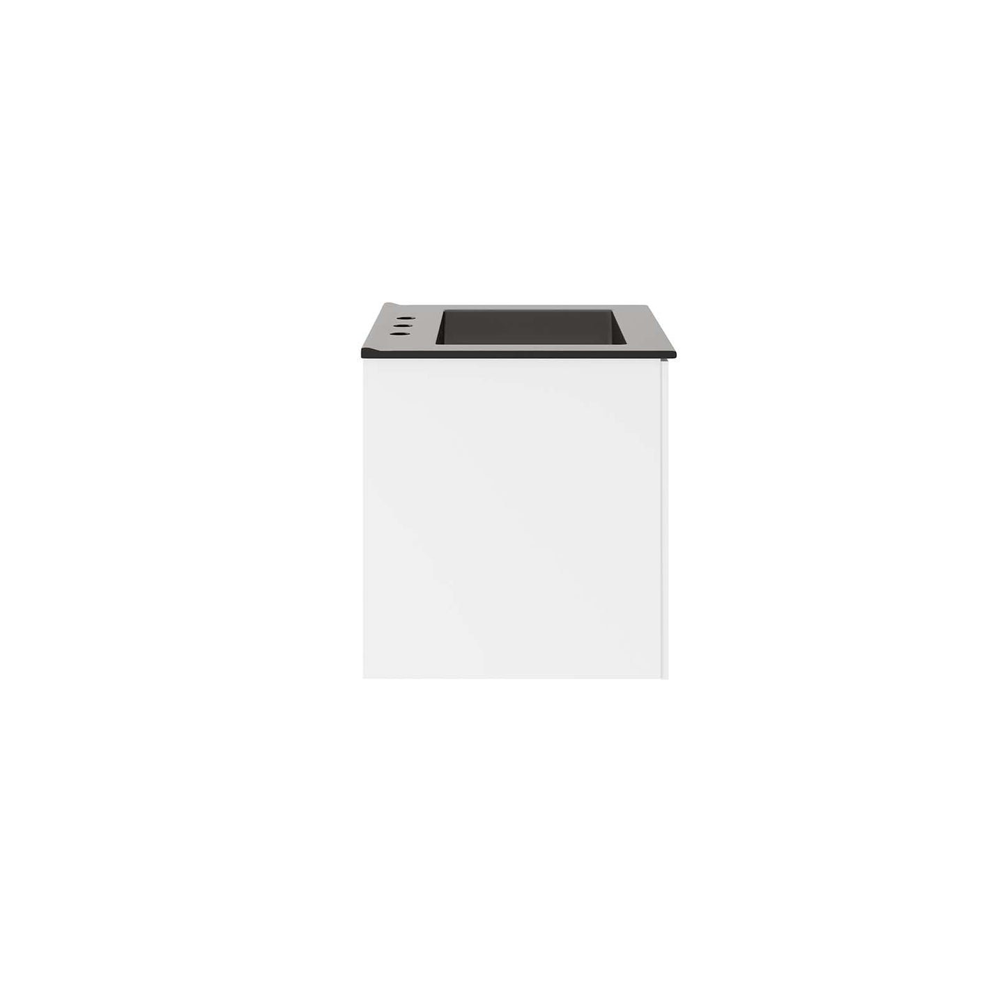 Vitality 24" Bathroom Vanity White Black EEI-5782-WHI-BLK