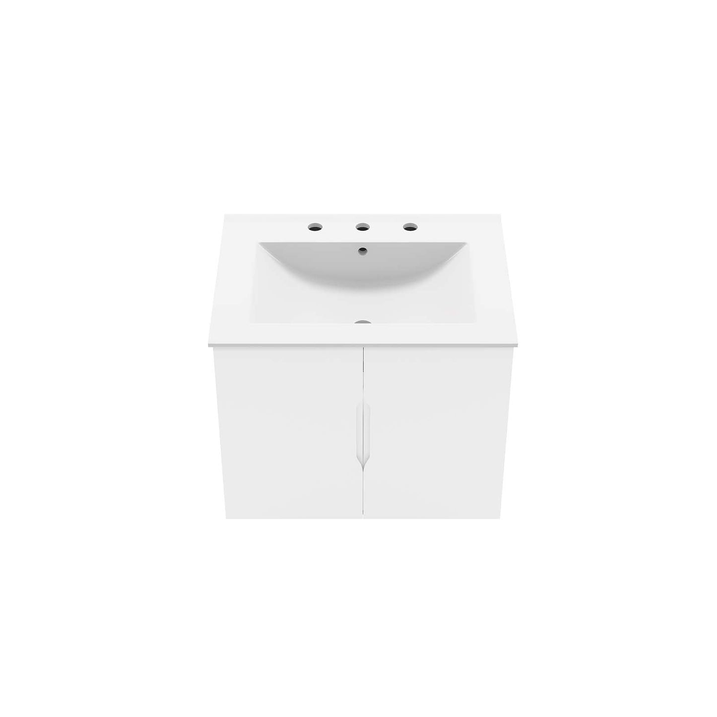 Vitality 24" Bathroom Vanity White White EEI-5782-WHI-WHI