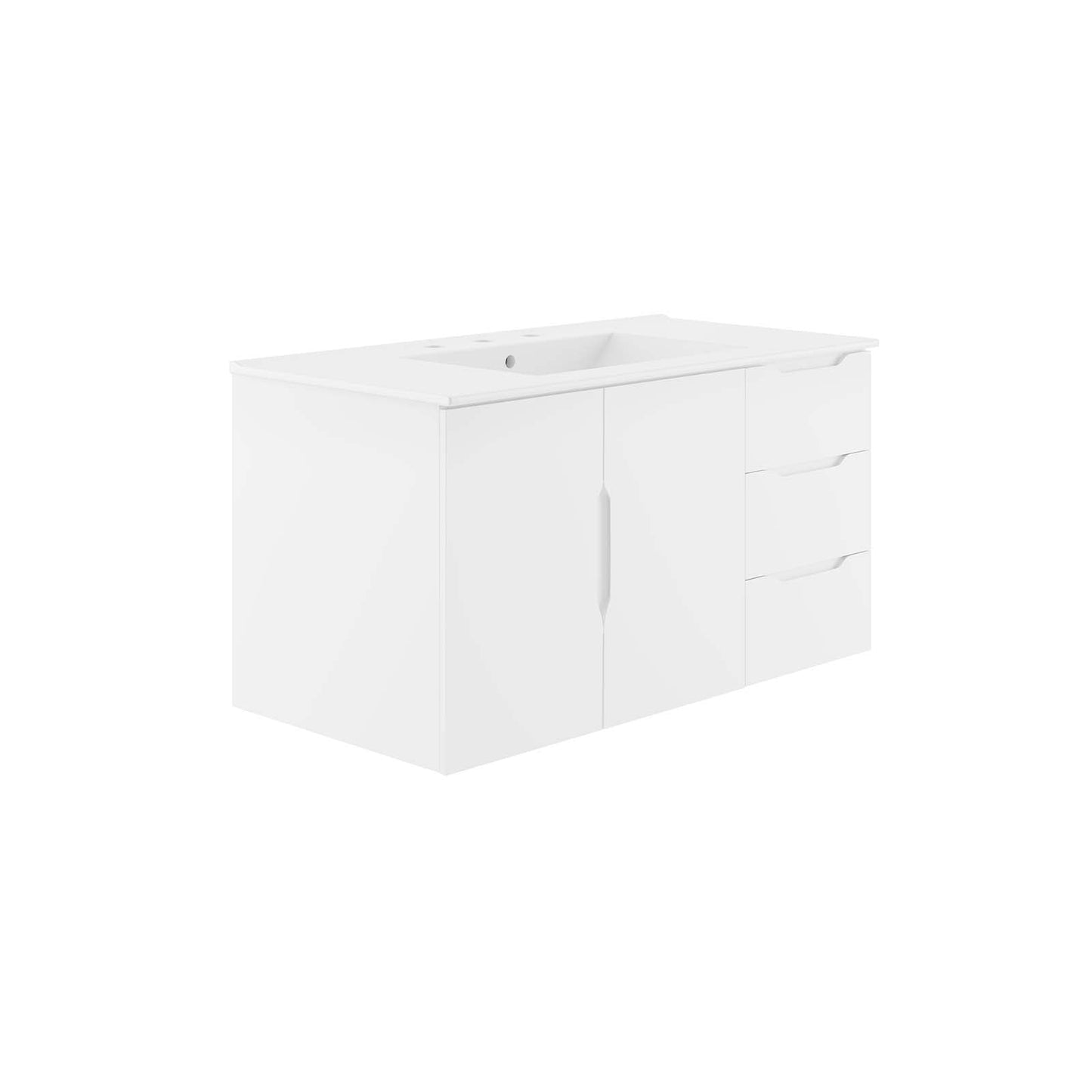 Vitality 36" Bathroom Vanity White White EEI-5783-WHI-WHI