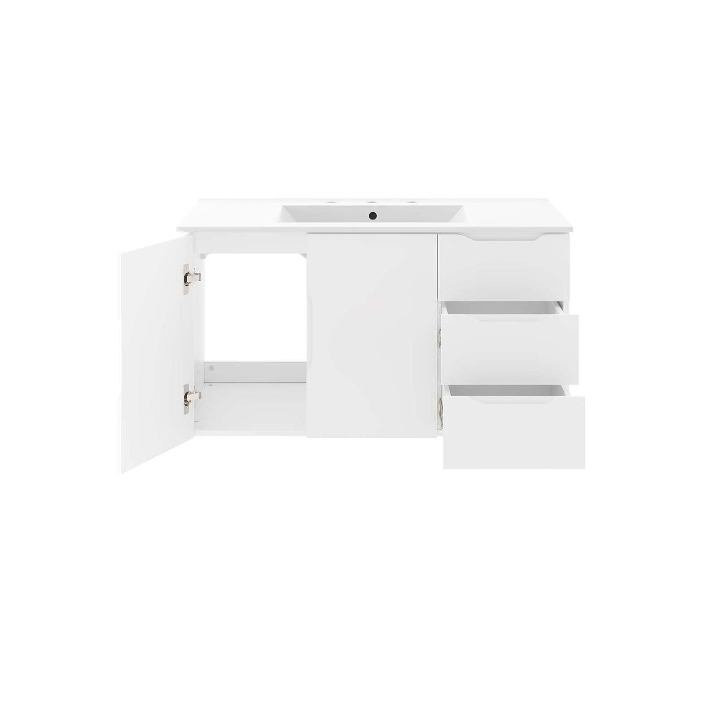 Vitality 36" Bathroom Vanity White White EEI-5783-WHI-WHI