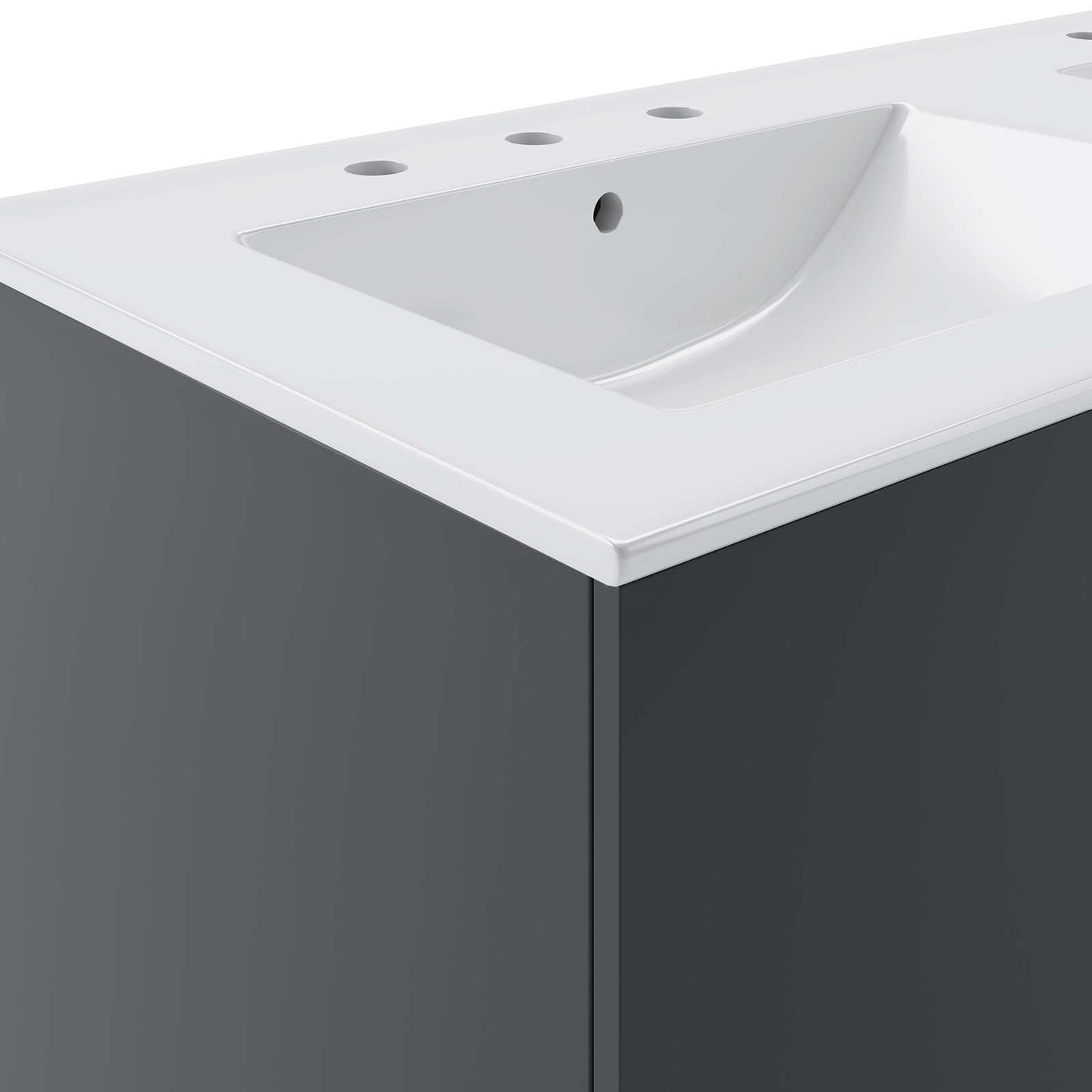 Vitality 48" Double Sink Bathroom Vanity Gray White EEI-5785-GRY-WHI