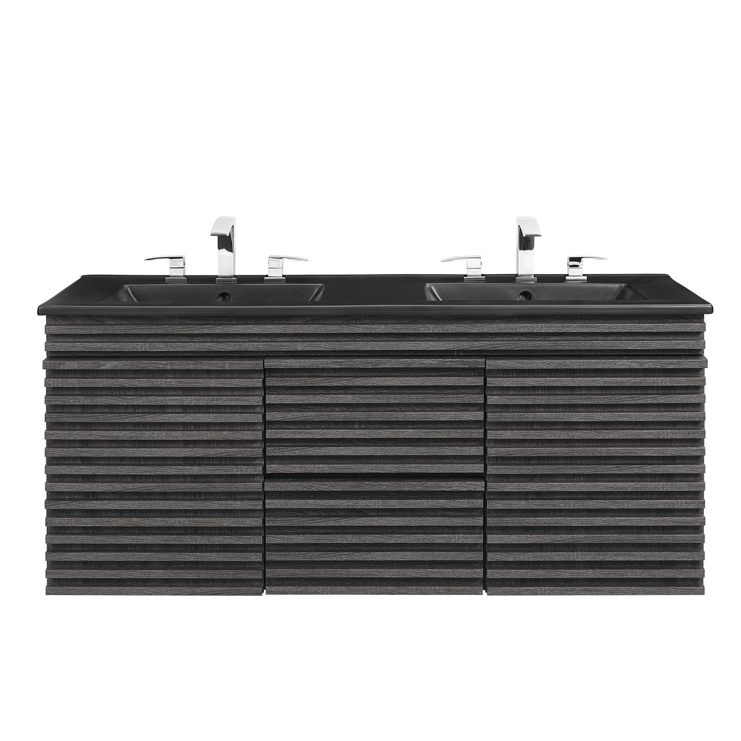 Render 48" Wall-Mount Bathroom Vanity Charcoal Black EEI-5802-CHA-BLK