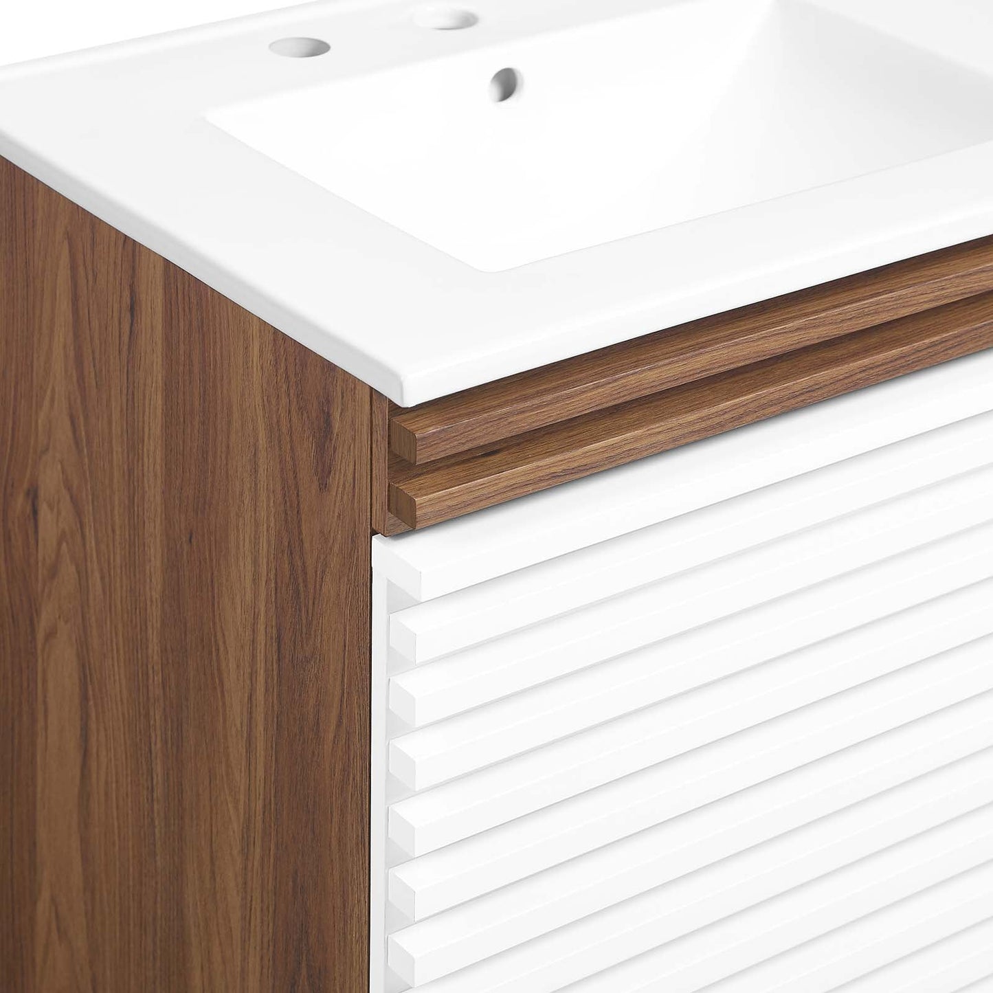 Render 48" Wall-Mount Bathroom Vanity White Walnut White EEI-5802-WHI-WAL-WHI