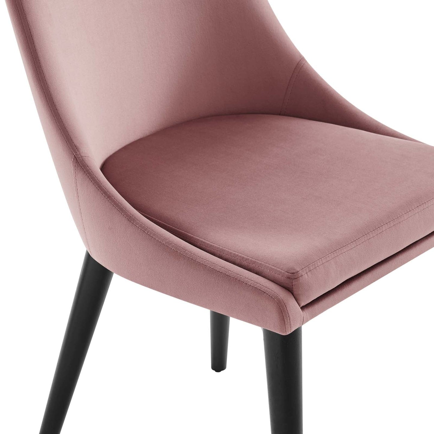 Viscount Accent Performance Velvet Dining Chairs - Set of 2 Dusty Rose EEI-5816-DUS