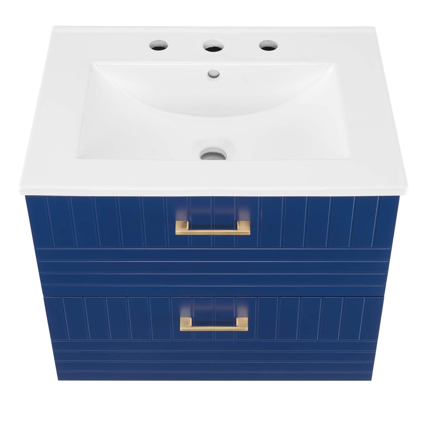 Daybreak 24" Bathroom Vanity Blue White EEI-5818-BLU-WHI