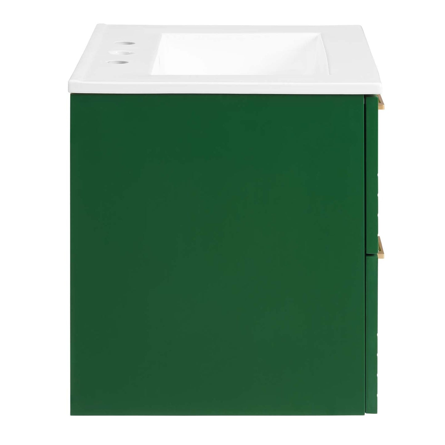 Daybreak 24" Bathroom Vanity Green White EEI-5818-GRN-WHI