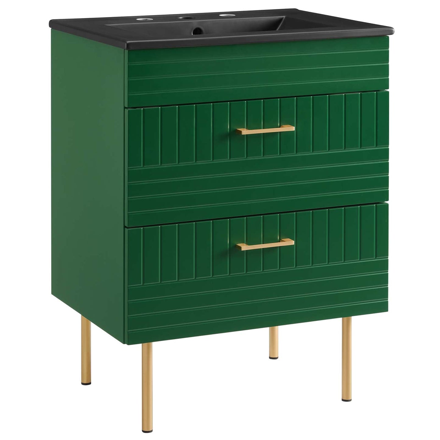 Daybreak 24" Bathroom Vanity Green Black EEI-5819-GRN-BLK