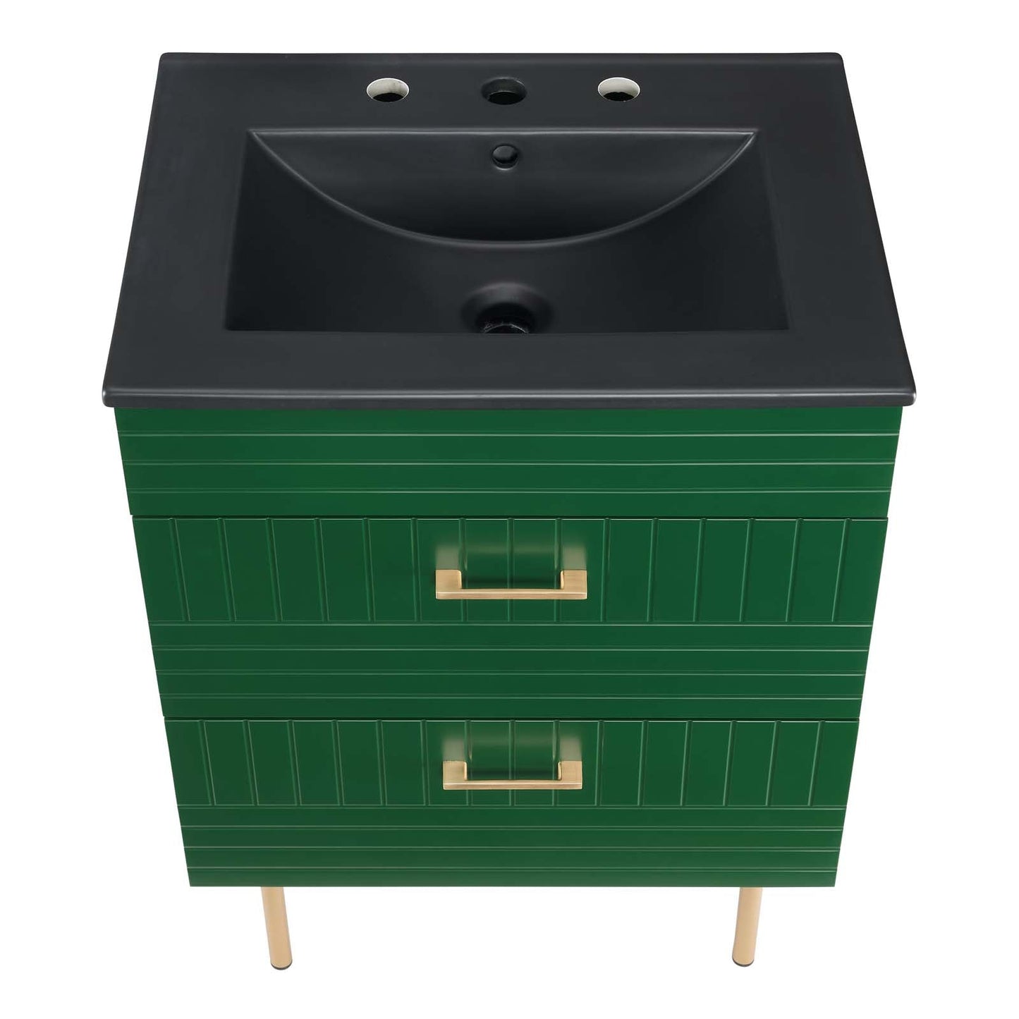 Daybreak 24" Bathroom Vanity Green Black EEI-5819-GRN-BLK